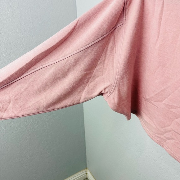 Free People Movement Cottonwood Pink Cropped Zuma Sweatshirt Top - Picture 8 of 12